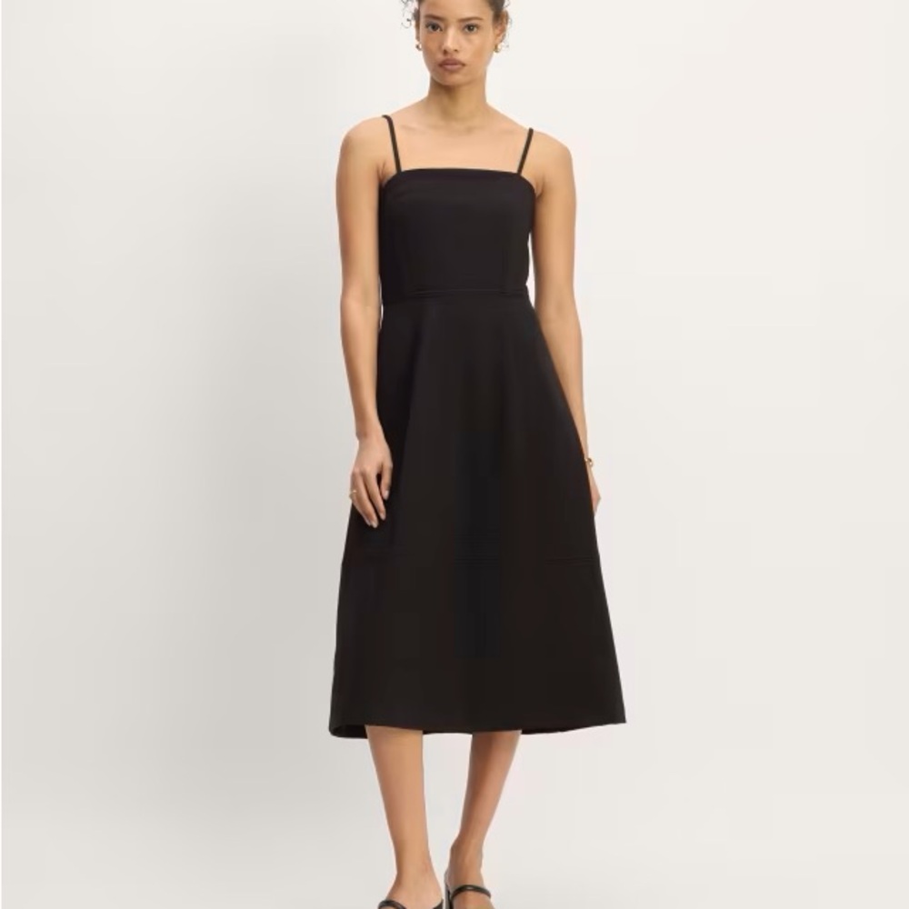 NWT Everlane The Dream Everywhere Dress Black Small
